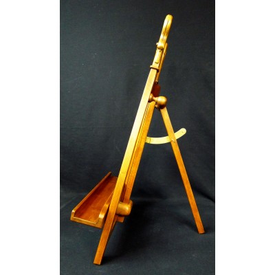 PAINTER EASEL in WOOD, SWAN HEADS, Adjustable height