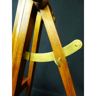 PAINTER EASEL in WOOD, SWAN HEADS, Adjustable height