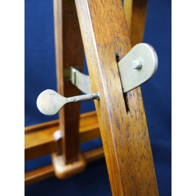 PAINTER EASEL in WOOD, SWAN HEADS, Adjustable height