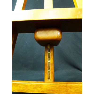 PAINTER EASEL in WOOD, SWAN HEADS, Adjustable height