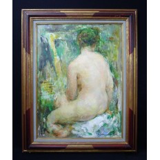 Maryse DUCAIRE-ROQUE (1911-1992), NUDE WOMAN, OIL / CANVAS.