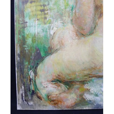 Maryse DUCAIRE-ROQUE (1911-1992), NUDE WOMAN, OIL / CANVAS.