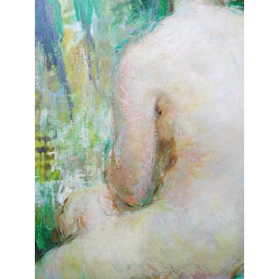 Maryse DUCAIRE-ROQUE (1911-1992), NUDE WOMAN, OIL / CANVAS.