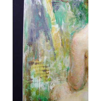 Maryse DUCAIRE-ROQUE (1911-1992), NUDE WOMAN, OIL / CANVAS.