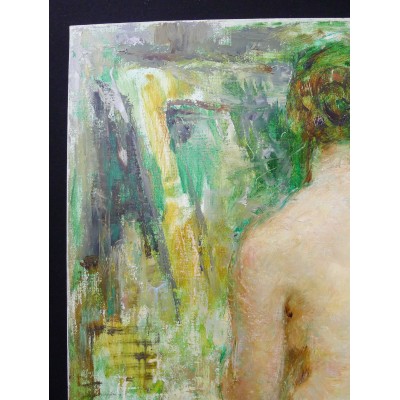 Maryse DUCAIRE-ROQUE (1911-1992), NUDE WOMAN, OIL / CANVAS.