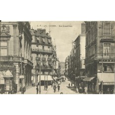 CPA: ROUEN, Rue Grand Pont, années 1900