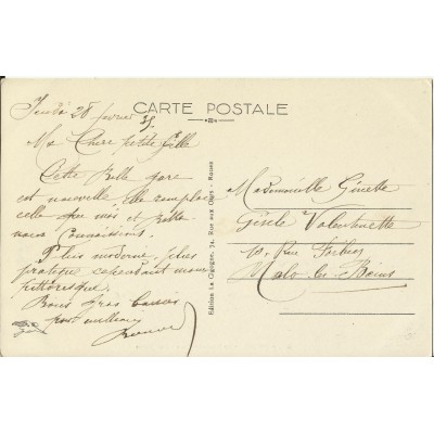 CPA - ROUEN, La Nouvelle Gare, rue Verte - Années 1930
