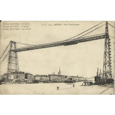 CPA - ROUEN, Pont Transbordeur - Années 1910