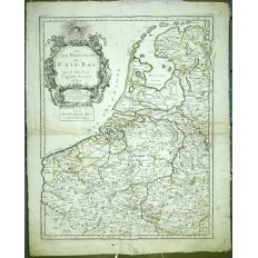 Pierre DUVAL (1619-1683), Les XVII Provinces des Pais-Bas, 1687, Gravure. Netherlands. Nederland.