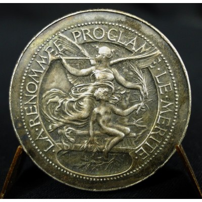 MEDAILLE BRONZE, H.NAUDE sc. CONCOURS MUSICAL 1901, ARCUEIL-CACHAN (SEINE).