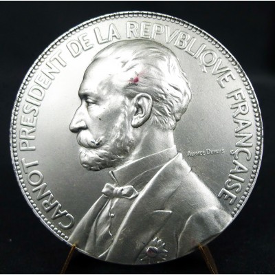 MEDAILLE BRONZE, Alphée DUBOIS sc. CARNOT PRESIDENT DE LA REPUBLIQUE.