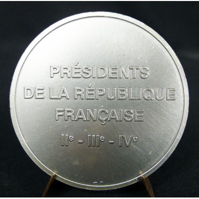 MEDAILLE BRONZE, L.DESCHAMPS sc. ARMAND FALLIERES PRESIDENT DE LA REPUBLIQUE.