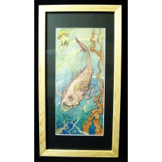SEA DECOR, WATERCOLOR, circa 1920.