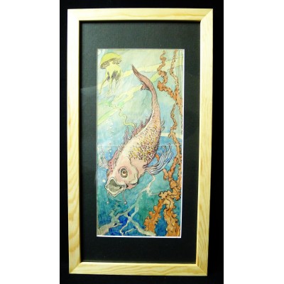 MARITIME DECOR, WATERCOLOR, circa 1920.