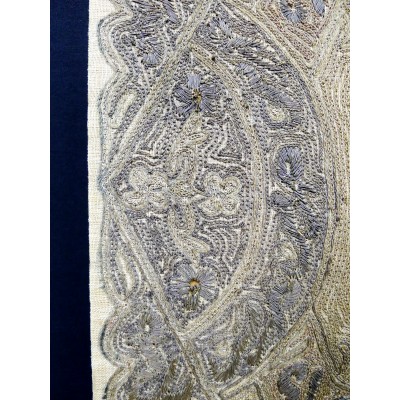 ART OTTAMAN, BRODERIE AVEC TOUGHRA, XVIII / XIXe s. OTTOMAN EMBROIDERY