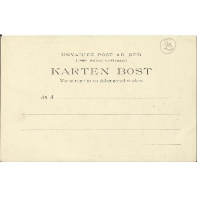 CPA: BREIZH, Les Chansons de Botrel, vers 1910 (9)