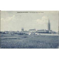 CPA: ST-POL de LEON, Vue Générale prise des Carmes, vers 1910