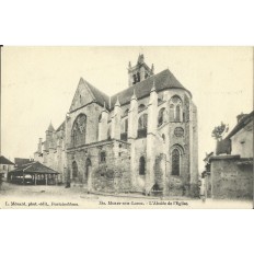 CPA: MORET-SUR-LOING, Abside de l'Eglise, vers 1900