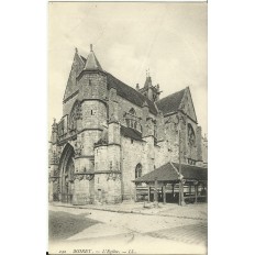 CPA: MORET-SUR-LOING, l'Eglise, vers 1900