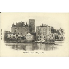 CPA - NEMOURS - Vue sur le Loing et Chateau- Années 1900