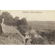 CPA - RECLOSES -Rocher du Petit-Puits - Années 1900