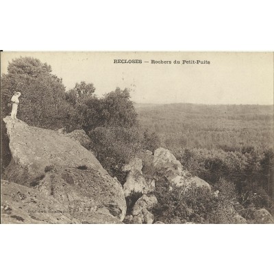 CPA - RECLOSES -Rocher du Petit-Puits - Années 1900