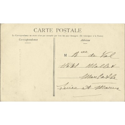 CPA: GIEN - Impasse du Billard - Années 1900