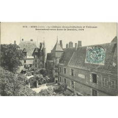 CPA: GIEN - Le Chateau - Années 1900