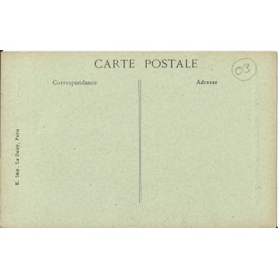 CPA: Gorges de CHOUVIGNY, Le Rocher Armand, vers 1910