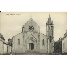 CPA: USSEL D'ALLIER, L'Eglise, vers 1910