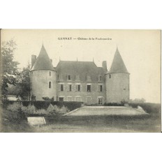 CPA: GANNAT, Chateau de la Faulconnière, vers 1910