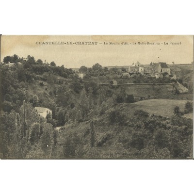 CPA: USSEL D'ALLIER, Le Chateau de la Croisette, vers 1910