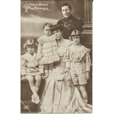 CPA: BELGIQUE, La Famille Royale, vers 1910