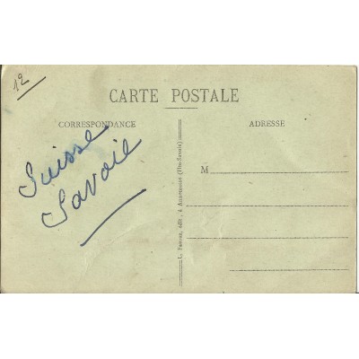 CPA: LE FAYET-ST-GERVAIS-les-BAINS, Route de Genève, Années 1910.