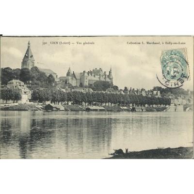 CPA: GIEN - Vue Générale - Années 1900