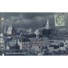 CPA: GIEN - La Nuit - Années 1900