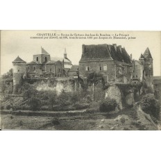 CPA: CHANTELLE, Le Chateau, Le Prieuré, vers 1910