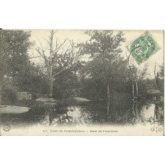 CPA: Foret de FONTAINEBLEAU, Mare de Franchard, vers 1900