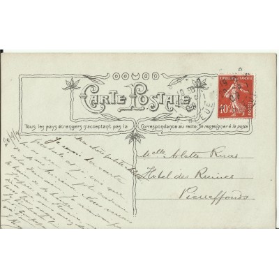 CPA: LA LECON DE BICYCLETTE, Marché conclu. vers 1900