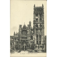 CPA: DIEPPE, L'Eglise Saint-Jacques, vers 1900.