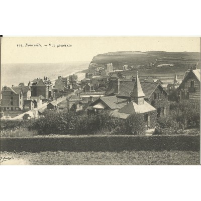 CPA: POURVILLE, Vue Générale, années 1900.