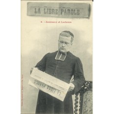 CPA: Journaux et Lecteurs, LA LIBRE PAROLE, vers 1900.
