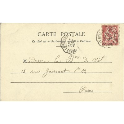 CPA: Journaux et Lecteurs, LA LIBRE PAROLE, vers 1900.