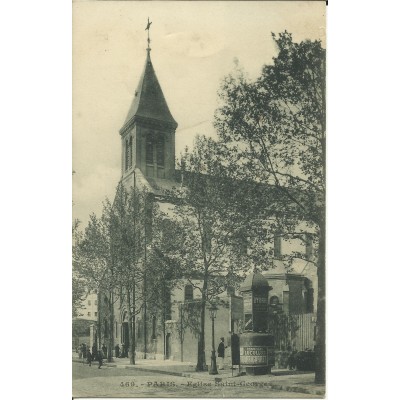CPA: PARIS, Eglise Saint-Georges, vers 1900.