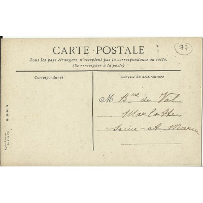 CPA: FONTAINEBLEAU, La Croix du Grand Veneur, vers 1900