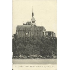 CPA: LE MONT-SAINT-MICHEL, Façade Nord, vers 1900