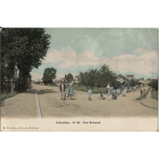 CPA: COLOMBES, Rue Brassat - Années 1900