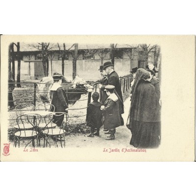CPA: PARIS, Jardin d'acclimatation, Le Zébu - Années 1900