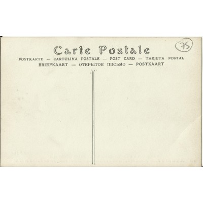 CPA: PARIS, Crue 1910, Canots Berthon, Parvis Notre-Dame.