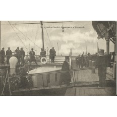 CPA: Rencontre LOUBET/NICOLAS II, 1902, Le Président débarque, Cronstadt. 